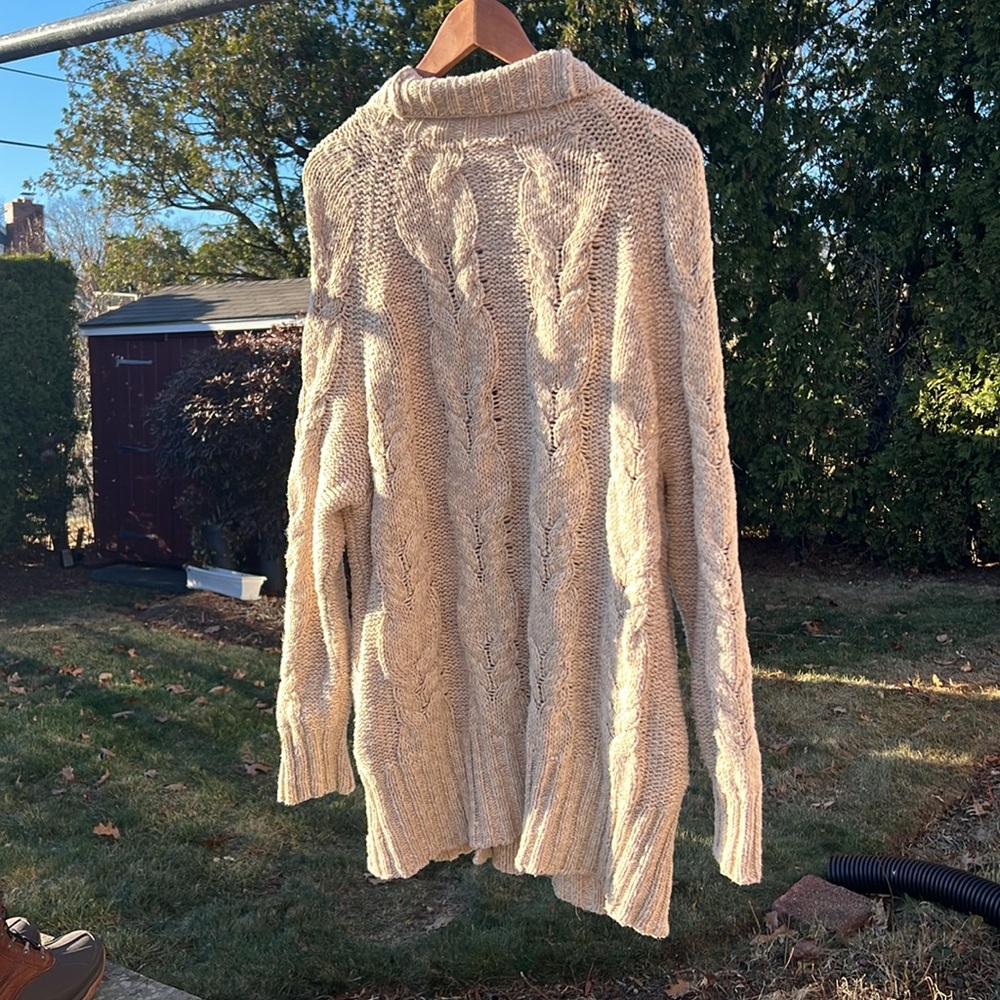 Free People Bonfire cable knit sweater - Picture 4 of 6